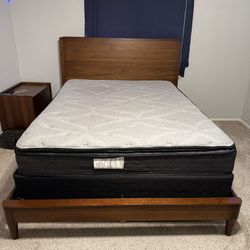 Queen Bed Frame Plus Bed