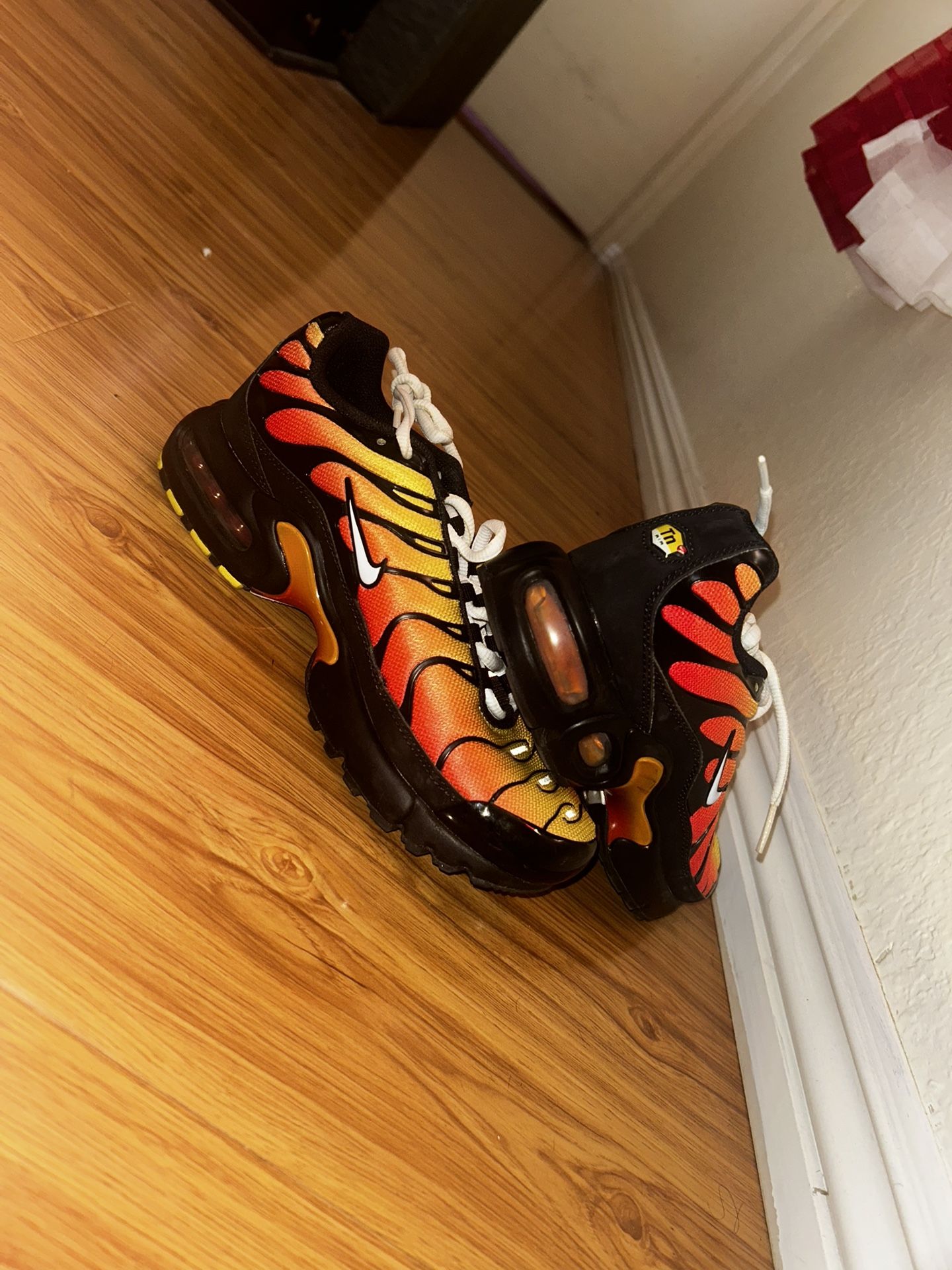 Nike Air Max Plus OG Pimento Sunset Tiger Size