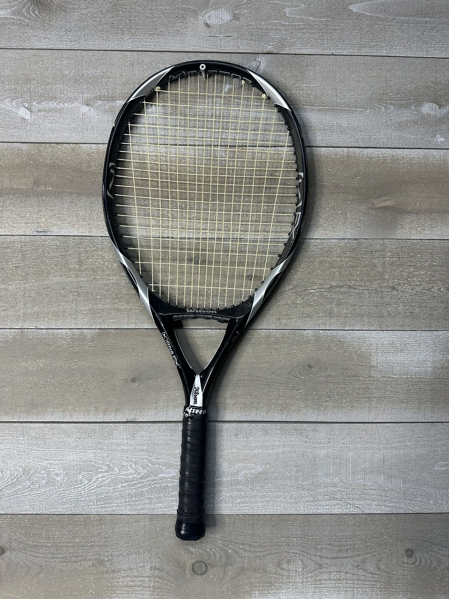 Wilson K Factor K1 FX K One FX OS 122 Tennis Racquet Racket 4 3/8 8.8oz