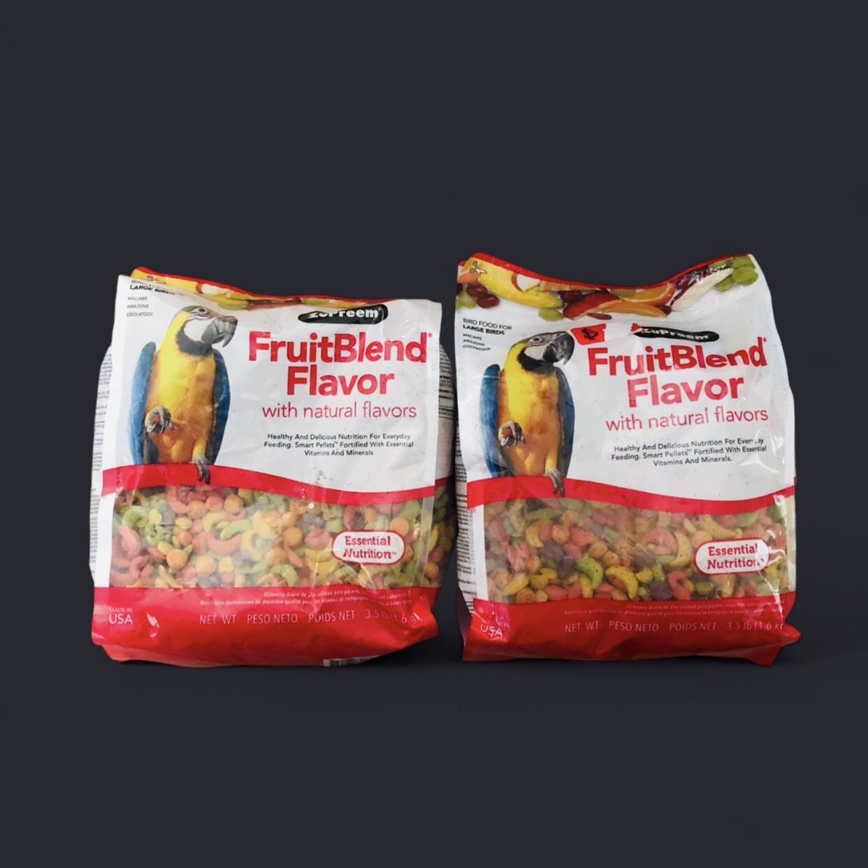 2 each Zupreem VeggieBlend Bird Food 50% Discount
