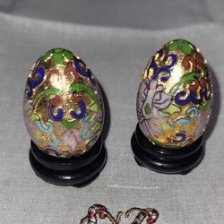 2 Mini Metal Collectible Egg $10