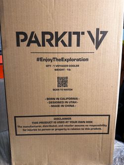 PARKIT Voyager Insulated Cooler Bag Black Leak-Resistant Soft Cooler New With Tags