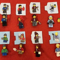 Lot Of 8 Lego City Advent Calendar Mini Figures