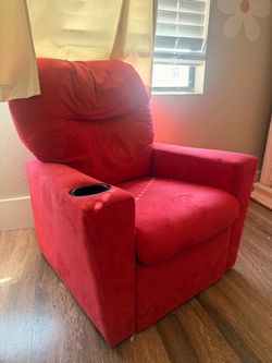 Kids Red Recliner