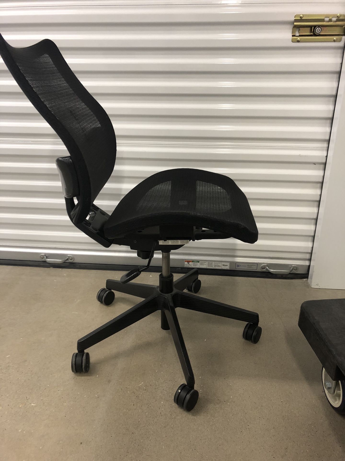 Black Metal Office Chair