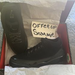 Nike Air Jordan 3 Retro Black Cat (2025)  Size 11 & 12
