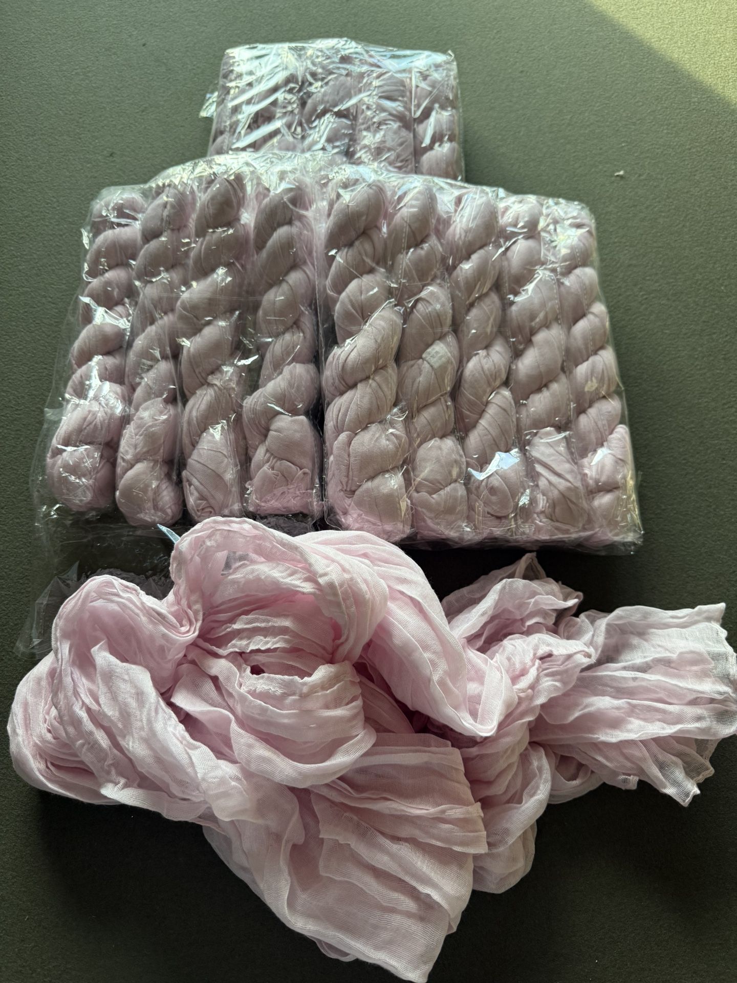 Brand New Pink Table Runners