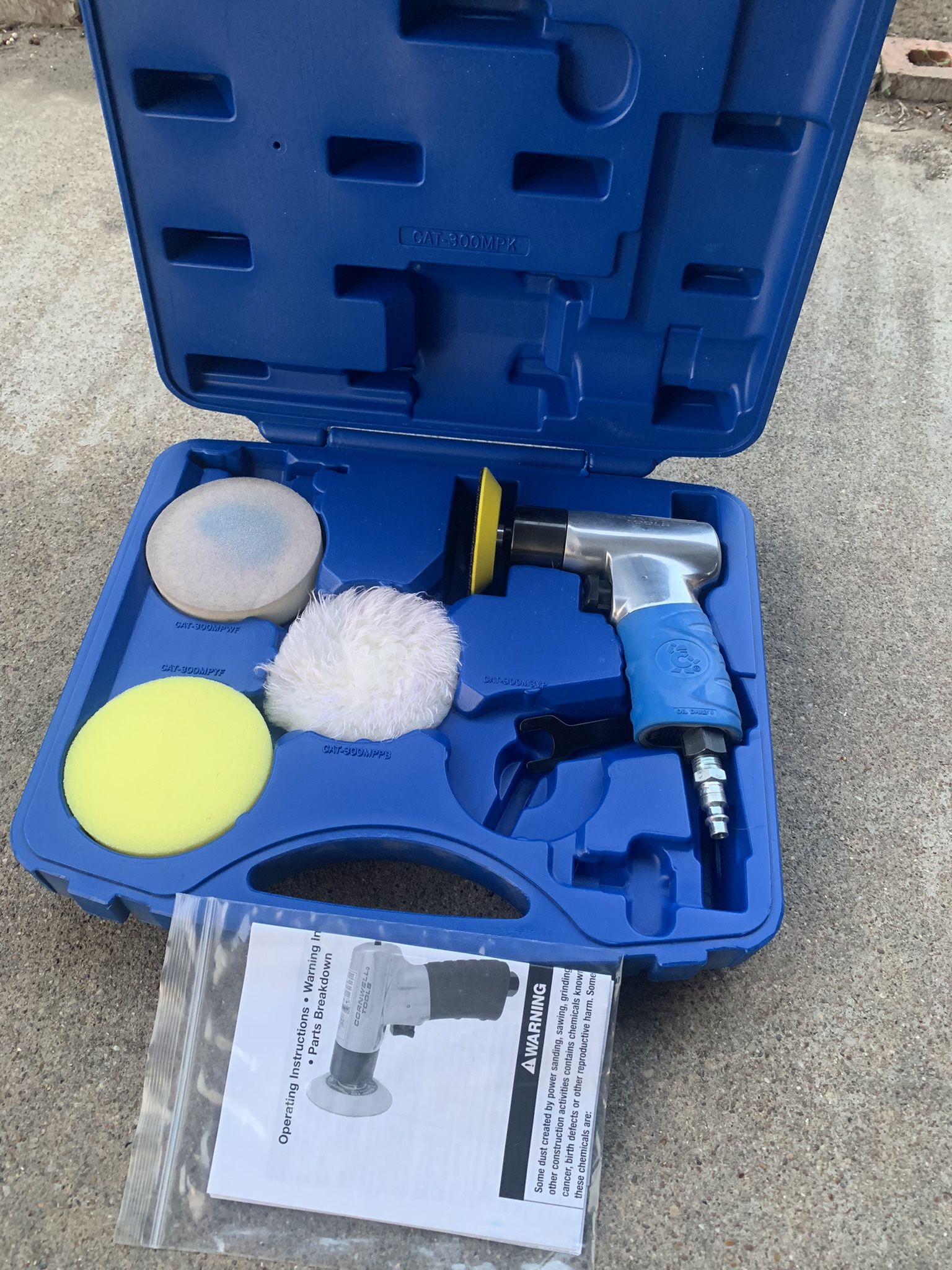 CAT300MPK - 3” Mini Polisher Kit.