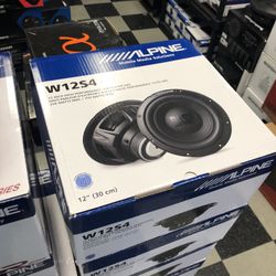 Alpine 12 Inch Subwoofer On Sale For 79.99