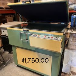 Large Vacuum UV Screen Exposure Unit – Approx. 36” x 48” Bed