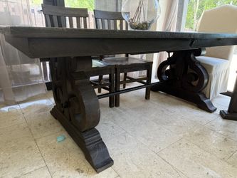 Real Oak Wood Dinning Table