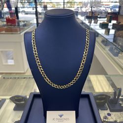 Chain Cubanlink 14k Gold 24 Inch 