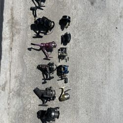 Lot Of (11) Reels To Fix Up Or Parts