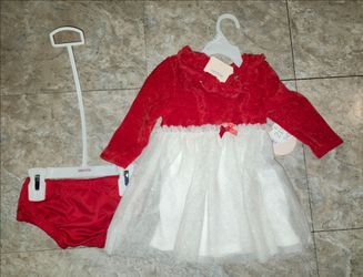 Kensie baby girl Christmas 🎄 3pc dress set new