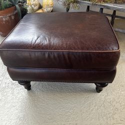 Beautiful Leather Ottoman 