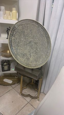 Silver shiny decor