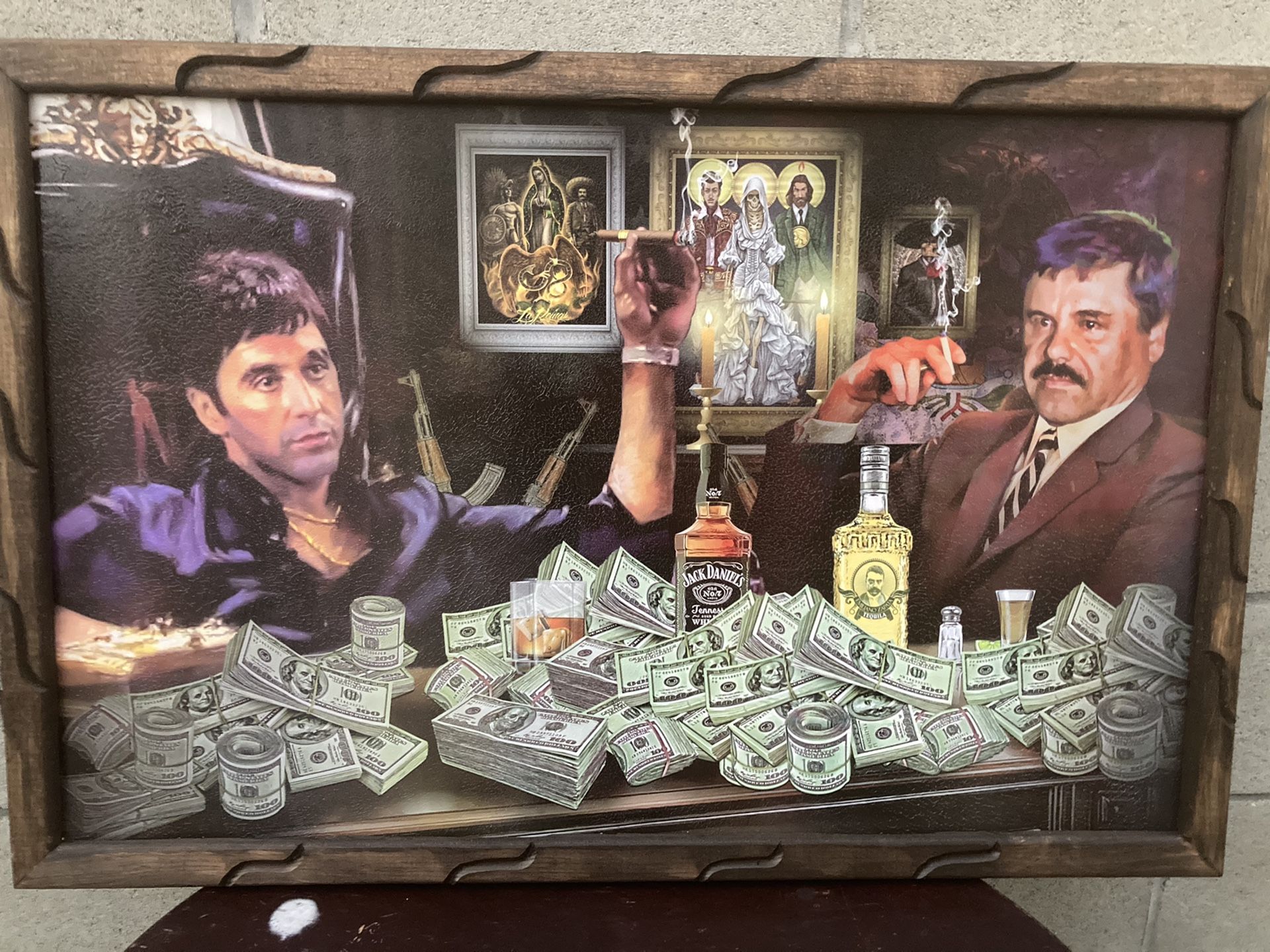 Chapo Chapo GuzmanFrames Tony Montana Cuadros Home Decor Posters