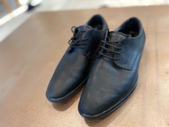 ECCO Men’s Black Leather Dress Shoes EU 43 9-9.5