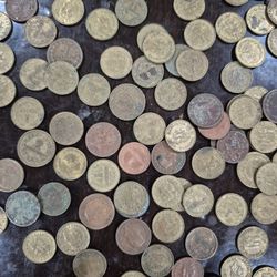 Vintage 1 Cent and 2 Cents, El Salvador  Coin