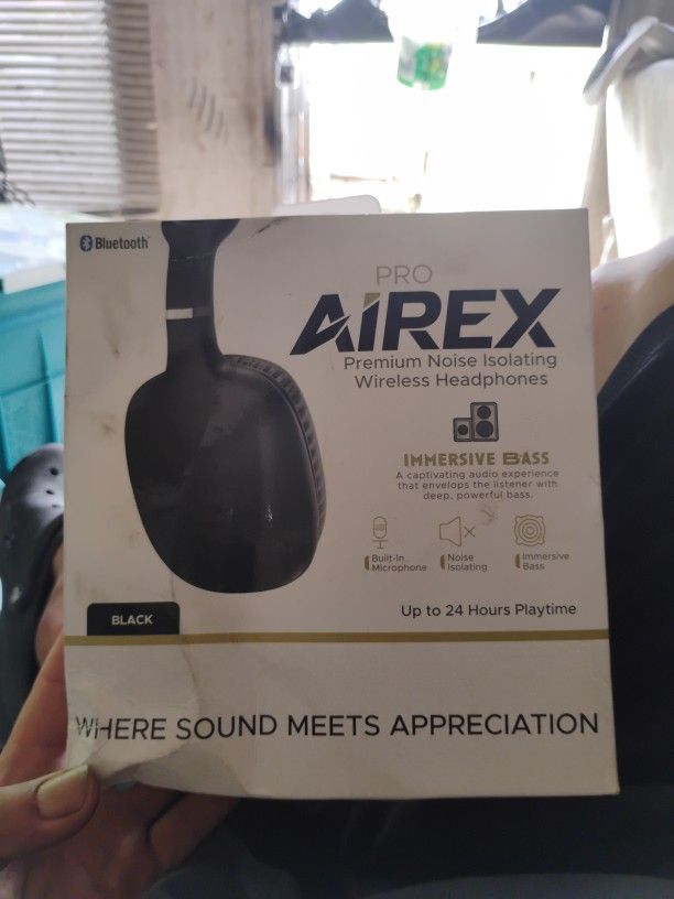 Pro Airex Wireless Headphones Up To 24 Hours Playtime