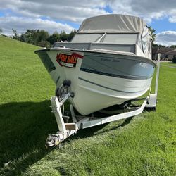 1992 Northwood Boat 21 Foot W/ Cabin Hull