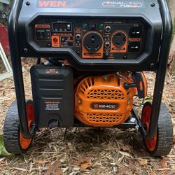 WEN, 5,600w Dual Fuel Generator, Electric Start