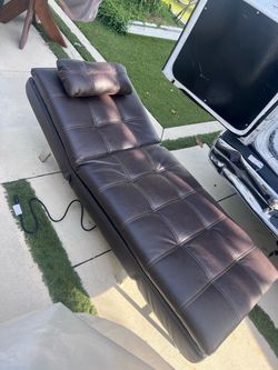Modern Chaise Lounge with USB Charging Ports