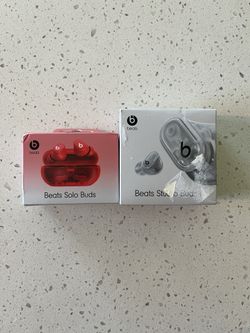 Beats Studio Buds + | Transparent & Beats Solo Buds | Red 
