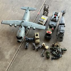Toy Soldier And Vehicle Lot