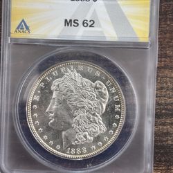 1888 Morgan Silver Dollar Coin