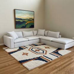 Utopia Light Beige Cloud Sectional Couch 🛻Delivery Available🛻