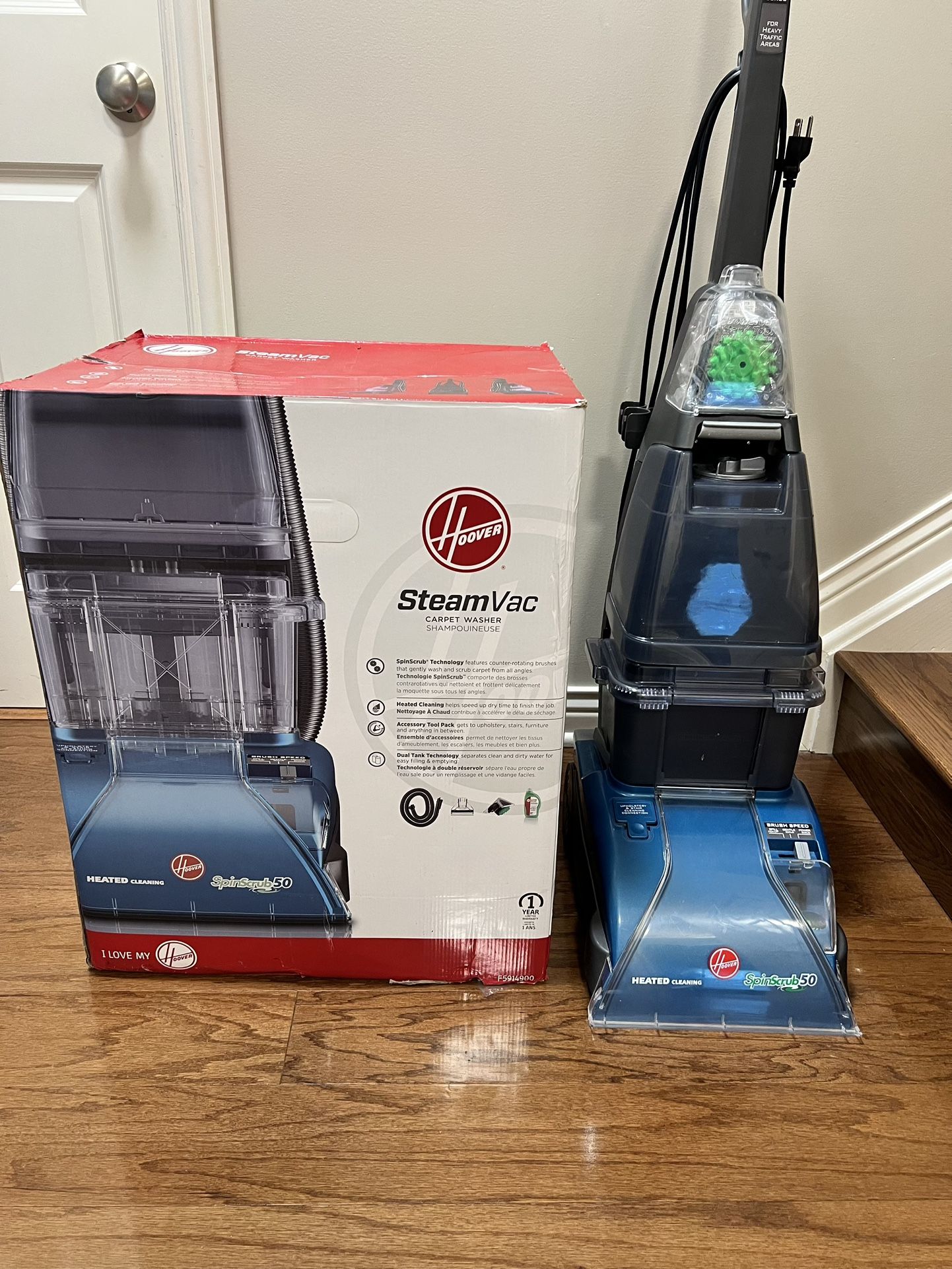 Steam Vac carpet washer
