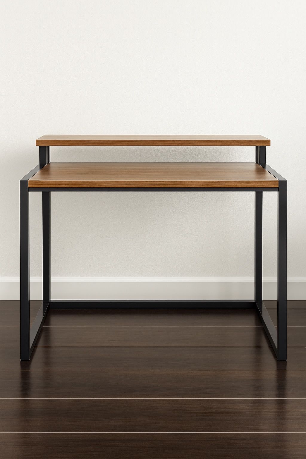 Wooden Desk w/ Shelf – Modern & Sturdy