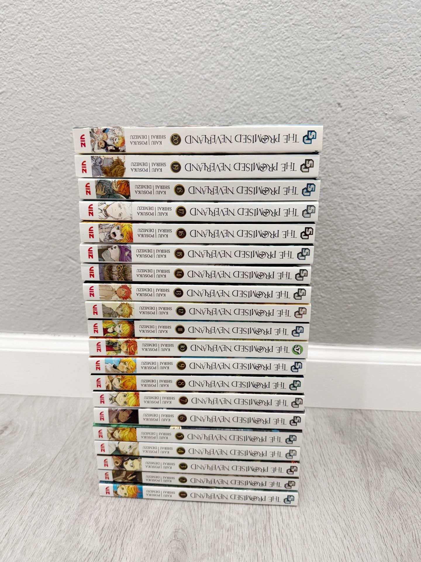 The Promised Neverland Manga Volumes 1-20