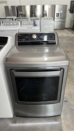LG Front Load Dryer – Graphite Steel, Sensor Dry, Large Capacity