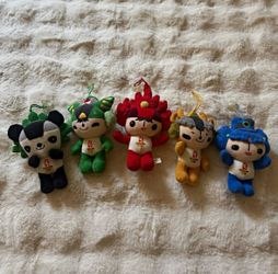 2008 Beijing Olympics Fuwa Mascot Plush Set of 5