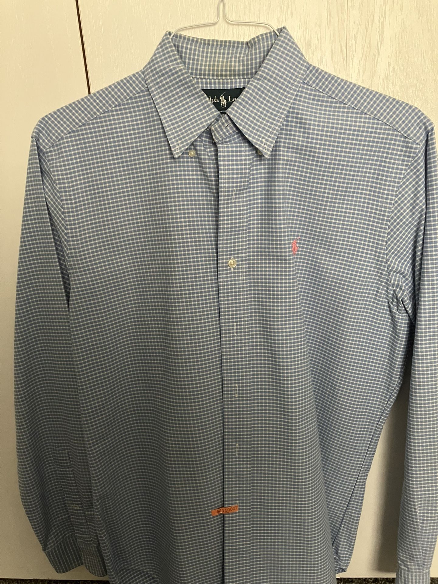 Lot Of 5 Polo Ralph Lauren 1 Calvin Klein Dress Shirts All Medium