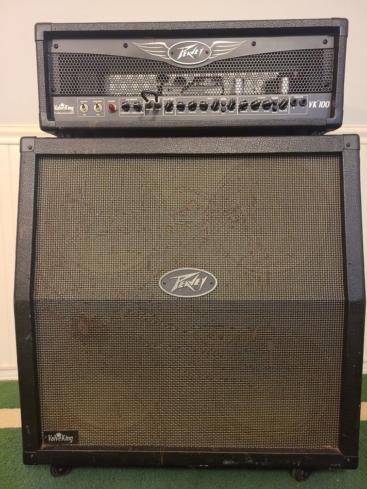 Peavey Valveking Vk100 Amp W/ Matching 4x12 Cabinet