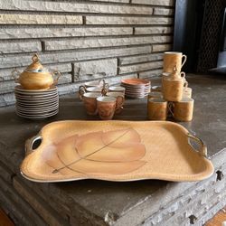 Real Gold On Tea Set