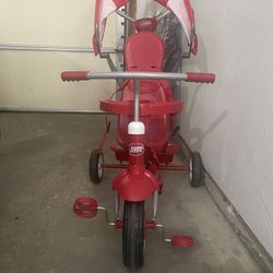 Red Radio Flyer Toddler Pedal Stroller