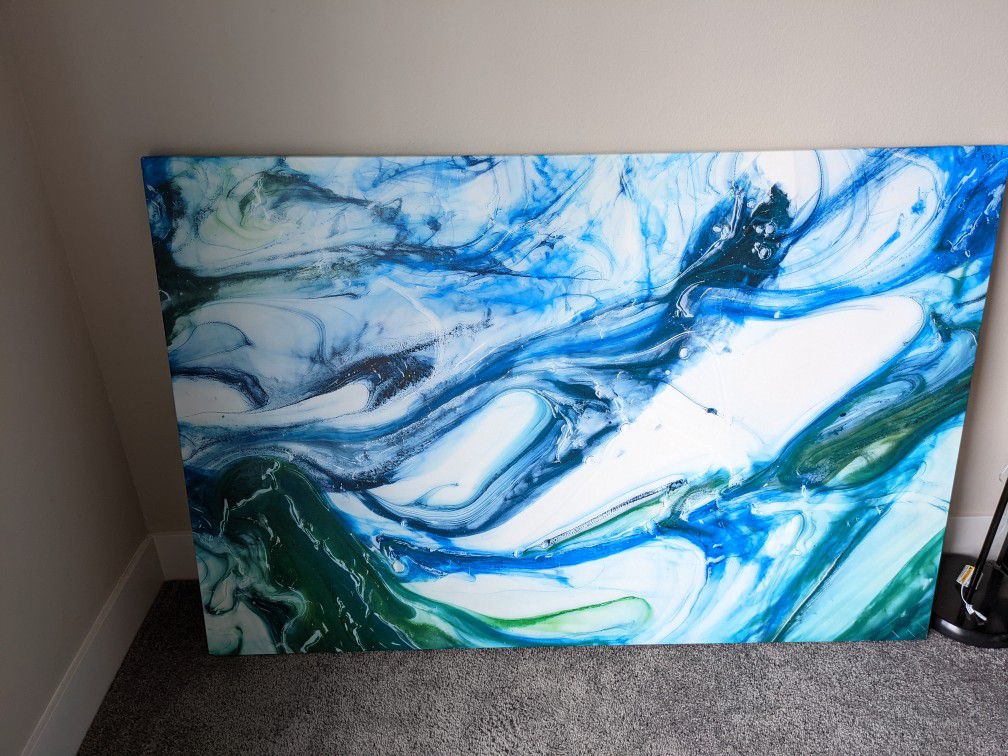 Abstract Wall Art 5ft x 3 Ft