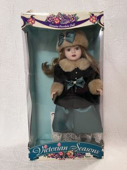 Victorian Seasons, Genuine Porcelain Doll, #42601, 1998