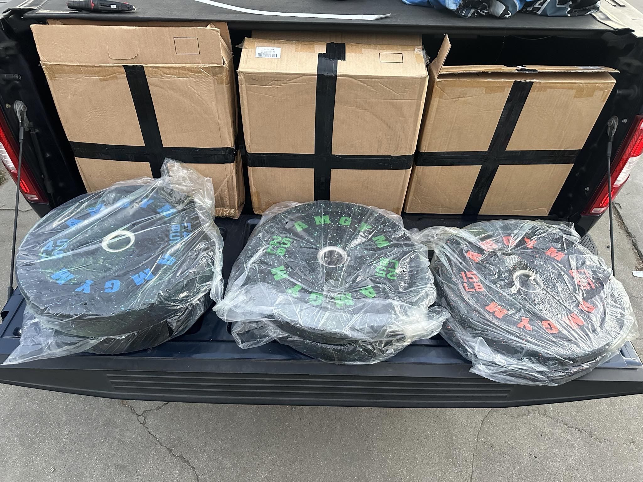 Set Of AMGYM Bumpers Weights 🏋️ Set De Pesas AMGYM Bumpers