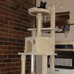 Cat Tower-Beige Color