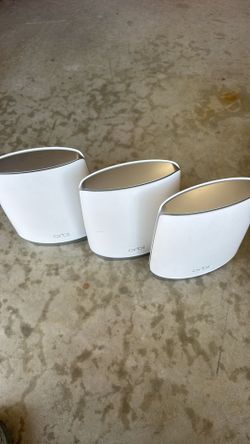 Orbi Router And 2 Extenders