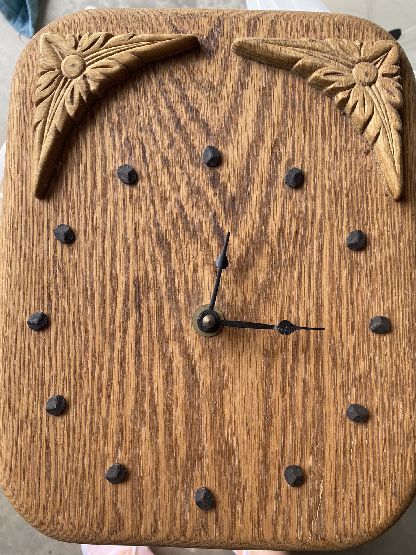 Handmade Solid Wood Clock 