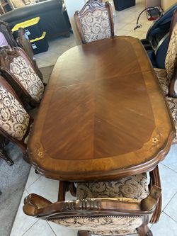 China Hutch and Dinette Set