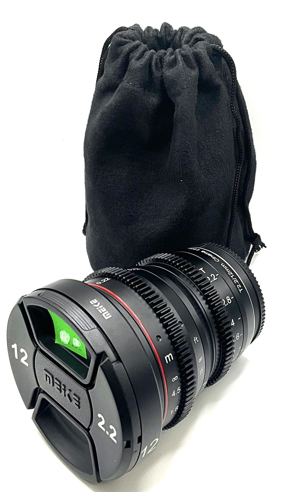 Meke T2.2/12mm Wide Angle Compact Manual Cinema Camera Lens