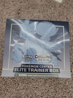 Chilling Reign Pokemon Center Elite Trainer Box Ice Rider Calyrex