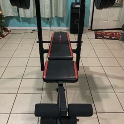 Complete CAP Strength Bench Press Set – Barbell + 90 lbs Weights – Home Gym Ready